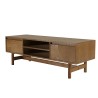 Mueble TV color natural motivo redondeado | Muebles Macabane