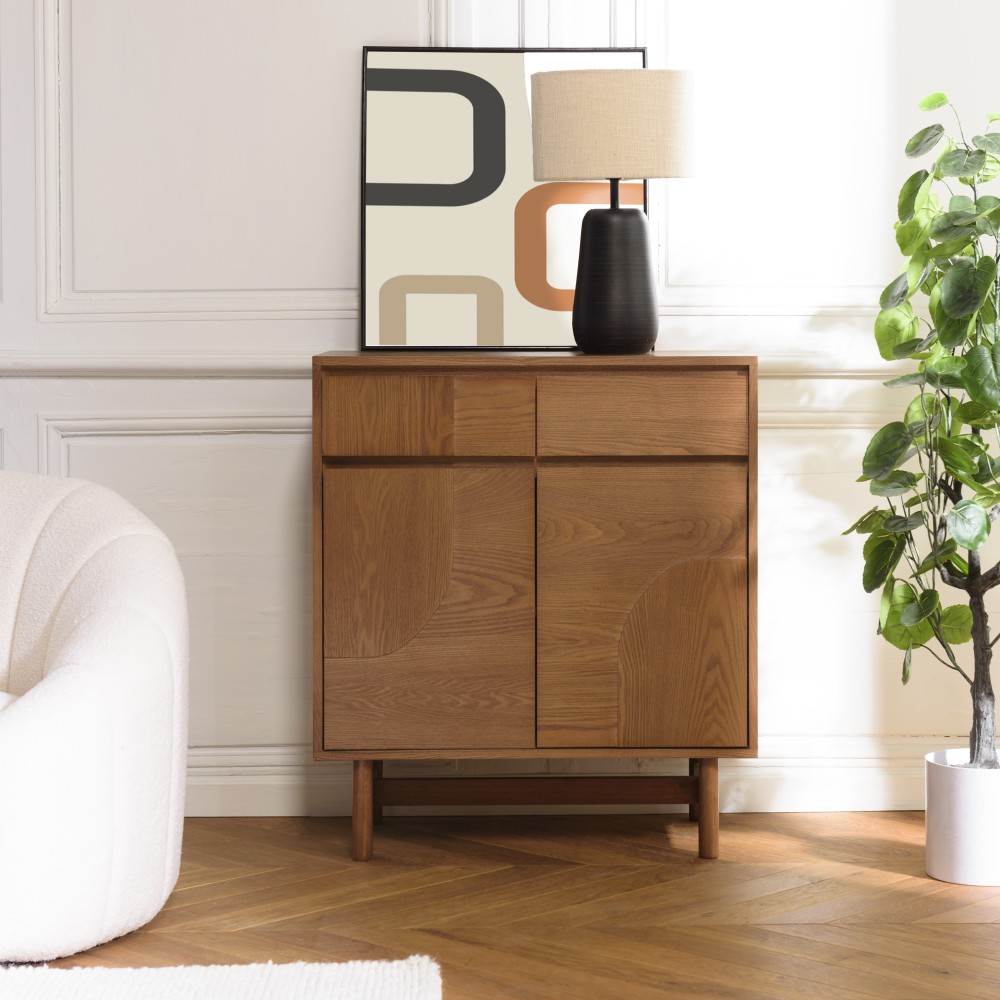 Sideboard aus naturfarbenem Holz | Macabane Möbel