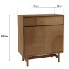 Natural-coloured wooden sideboard | Macabane Furniture