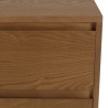 Dressoir van naturelkleurig hout met 3 lades | Macabane Meubelen