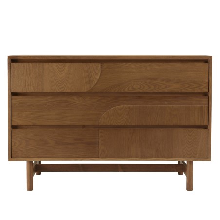 Commode en bois couleur naturelle 3 tiroirs | Meubles Macabane