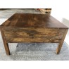 Table basse carrée en manguier | Meubles Macabane