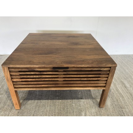 Table basse carrée en manguier | Meubles Macabane