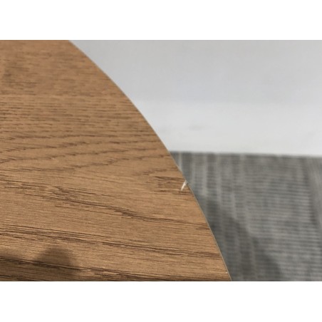 Retro-style wooden coffee table with 2 drawers, pine | Second-hand
