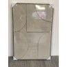 HOMER Wall Decoration 83x123cm - Abstract Beige Shapes in Relief