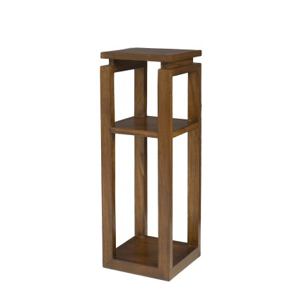 Sellette marron 3 niveaux bois Mindi LORINE