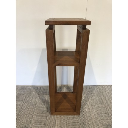 Brown 3-tier Shelf in Mindi Wood - Exotic Home Decor - Second Hand