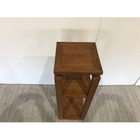 Sellette marron 3 niveaux bois Mindi - Seconde Main