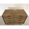 Commode bois marron 4 tiroirs | SECONDE MAIN