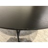 Table basse noire 78x78cm piètement métal| Seconde Main