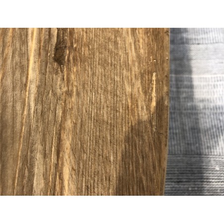 SANDY Oval Coffee Table in Brown Recycled Pine