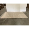 Tapis rectangulaire 200x290cm en laine tissée beige - Seconde Main