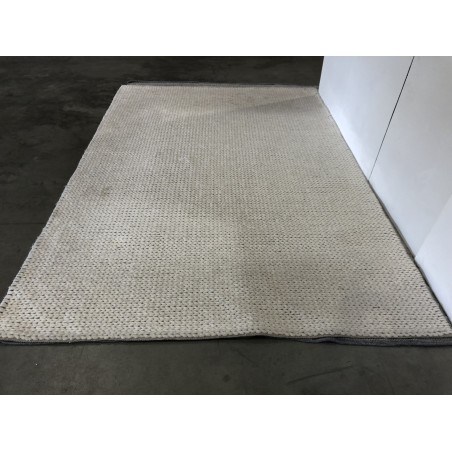 Tapis rectangulaire en laine écru 200x290cm | Seconde Main