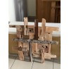 Teak wood wall decoration - Second-hand
