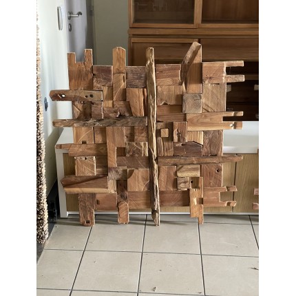 teak wall decoration set - Second-hand