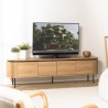 2m rounded TV stand - Macabane Furniture
