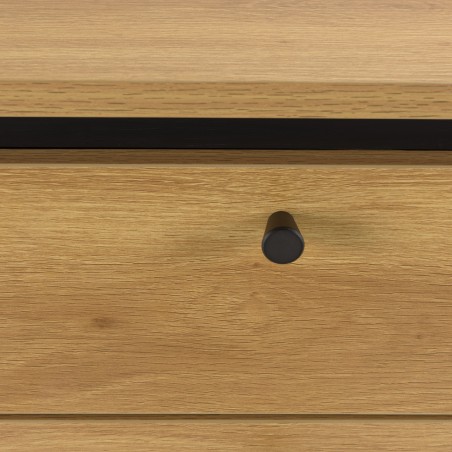 Natural-coloured bedside table - Macabane Furniture