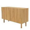 Buffet 2 portes avec décor motif arrondi - Meubles Macabane
