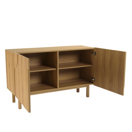 Buffet 2 portes avec décor motif arrondi - Meubles Macabane