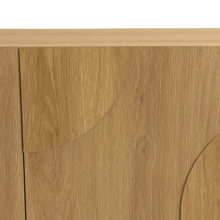 Buffet 4 portes décor motif arrondi - Meubles Macabane