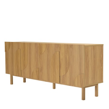 4-door sideboard with rounded design - Macabane Furniture