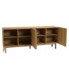 Buffet 4 portes décor motif arrondi - Meubles Macabane
