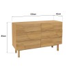 6-drawer chest of drawers - Macabane Furniture