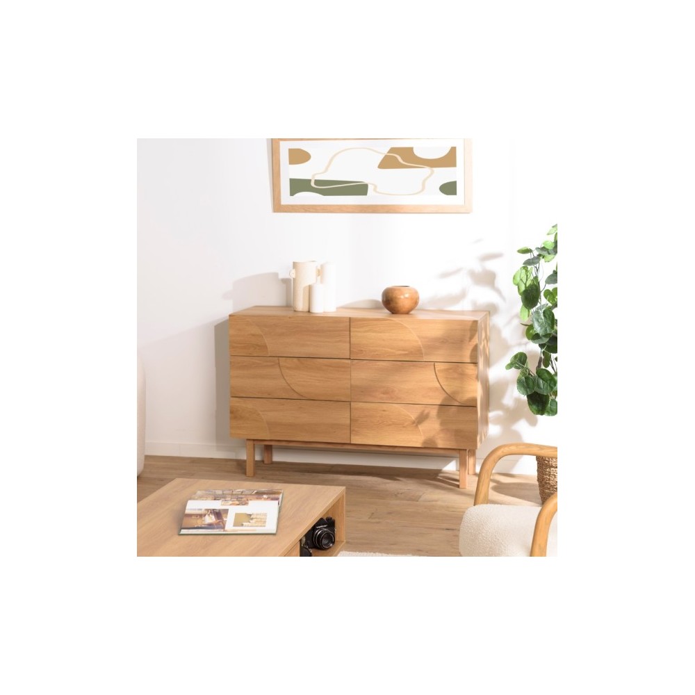 6-drawer chest of drawers - Macabane Furniture