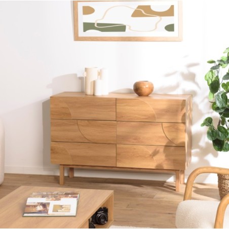 6-drawer chest of drawers - Macabane Furniture