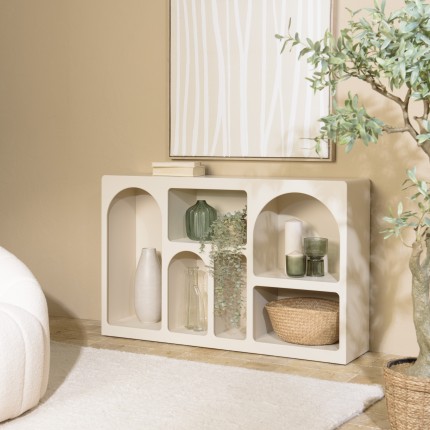 Beige 6-compartment sideboard - Macabane Furniture