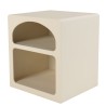 Nachttisch 2 Fächer beige - Macabane Möbel