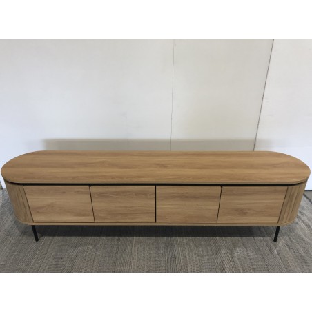 2m rounded TV stand - Macabane Furniture - Second-hand