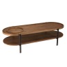 Sixtine oval coffee table - Second-hand - Macabane