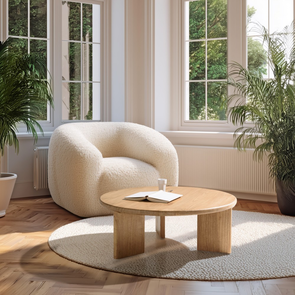 Table basse ronde 80cm | Seconde main