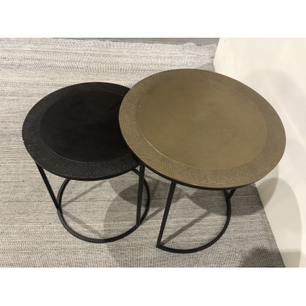 Set de 2 tables d'appoint gigognes rondes - Seconde Main