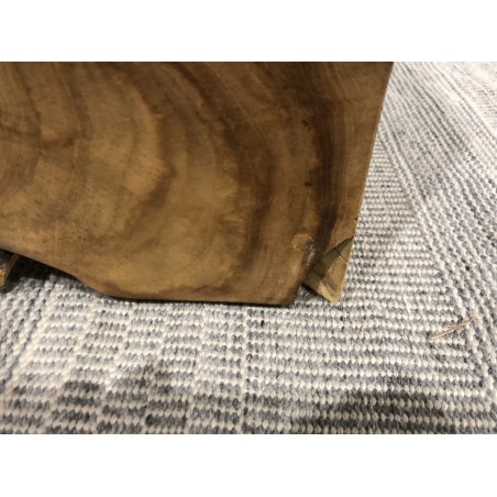 WALLY - Natural Teak Wood Cube | Handcrafted Indonesian Decor | Second Hand