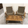 Acacia wood garden furniture | Second-hand