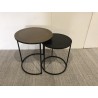 Set de 2 tables d'appoint gigognes rondes - Seconde Main