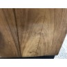 SECONDE HAND - Square Side Table 38x38cm Suar Wood with Black Base