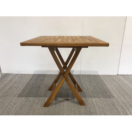 MAEVA Garden Table for 2 People - Teak Wood - 70 x 70 cm - Second Hand