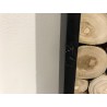 Décoration murale100x100cm bois branches Teck nature | Collection Sam