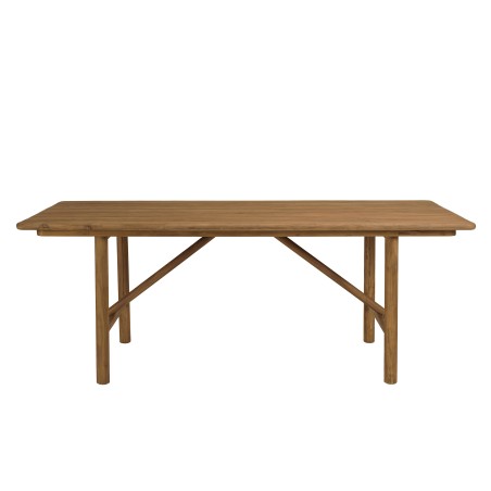 Tavolo da giardino in legno di teak riciclato | Mobili Macabane