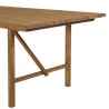 Tavolo da giardino in legno di teak riciclato | Mobili Macabane