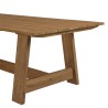 Tavolo da pranzo da giardino 250x100cm in legno di teak riciclato