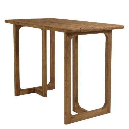 Bar de jardin 160x80cm en bois de teck recyclé | Meubles Macabane