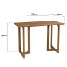 Bar de jardin 160x80cm en bois de teck recyclé | Meubles Macabane