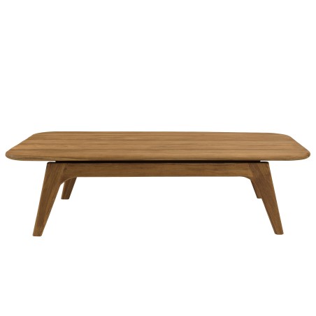 Tavolino da giardino 130x70cm in legno di teak riciclato | Macabane