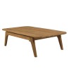 Tavolino da giardino 130x70cm in legno di teak riciclato | Macabane