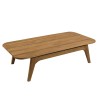Tavolino da giardino 130x70cm in legno di teak riciclato | Macabane