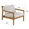 7-seater garden furniture set made from recycled teak | Macabane